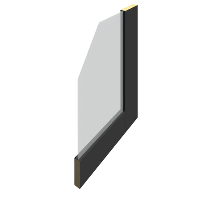 KARE | BLACK INTERIOR DOOR WITH GLASS